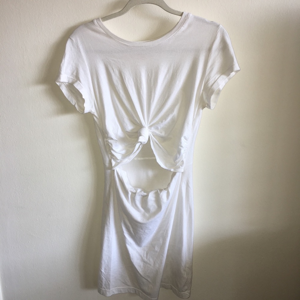 White UO T-shirt dress